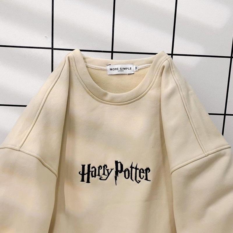 Áo Sweater Tay Dài Form Rộng POTTER Vải Nỉ Bông Ulzzang Unisex