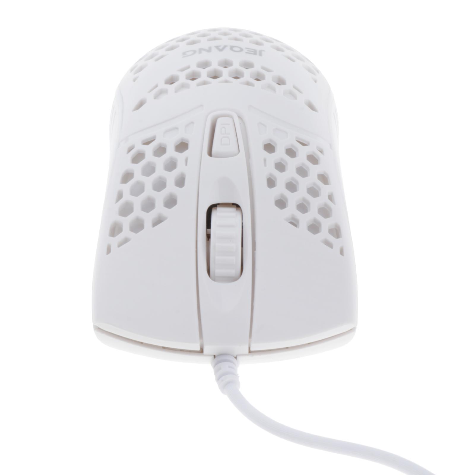 USB Wired Game Mouse Hollow Hole Honeycomb Lightweight Computer Mice