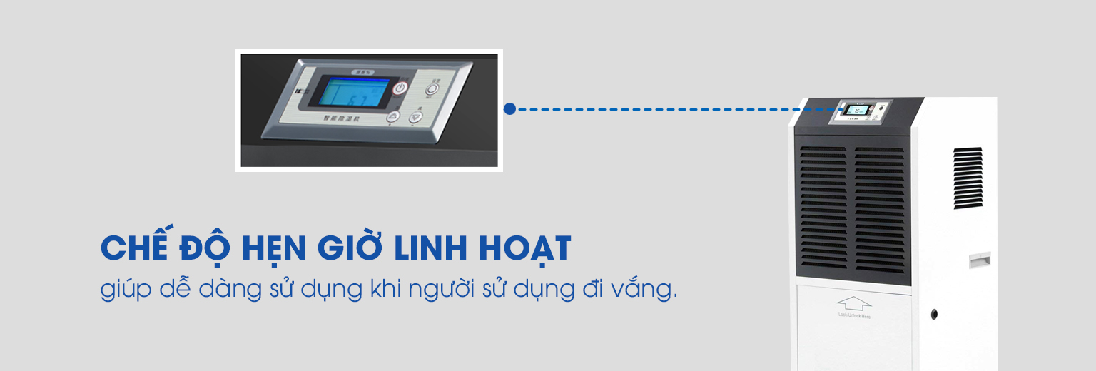 Máy hút ẩm công nghiệp Dorosin ERS-890LS- công suất 90 lít/ ngày - diện tích dùng 110-150m2 - HÀNG NHẬP KHẨU CHÍNH HÃNG