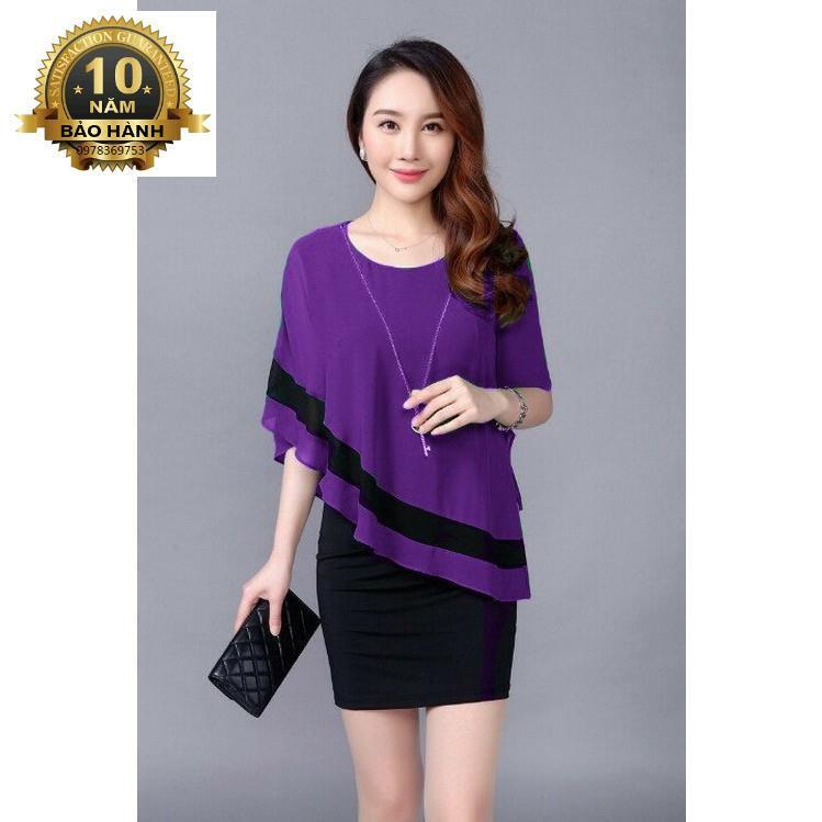 SALE - Đầm ôm body, áo ngoài cánh dơi MS214