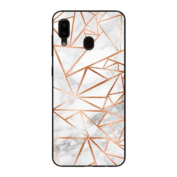 Ốp Lưng in cho Samsung A20 / A30 Mẫu NỀN ĐÁ HOA 10̣ - Hàng Chính Hãng