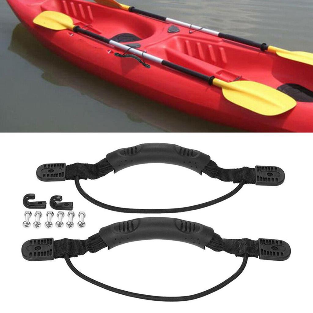 2Ps Kayak Canoe Boat Carry Handle Kayak Pull Handle with Cord Rope Easy Carrying