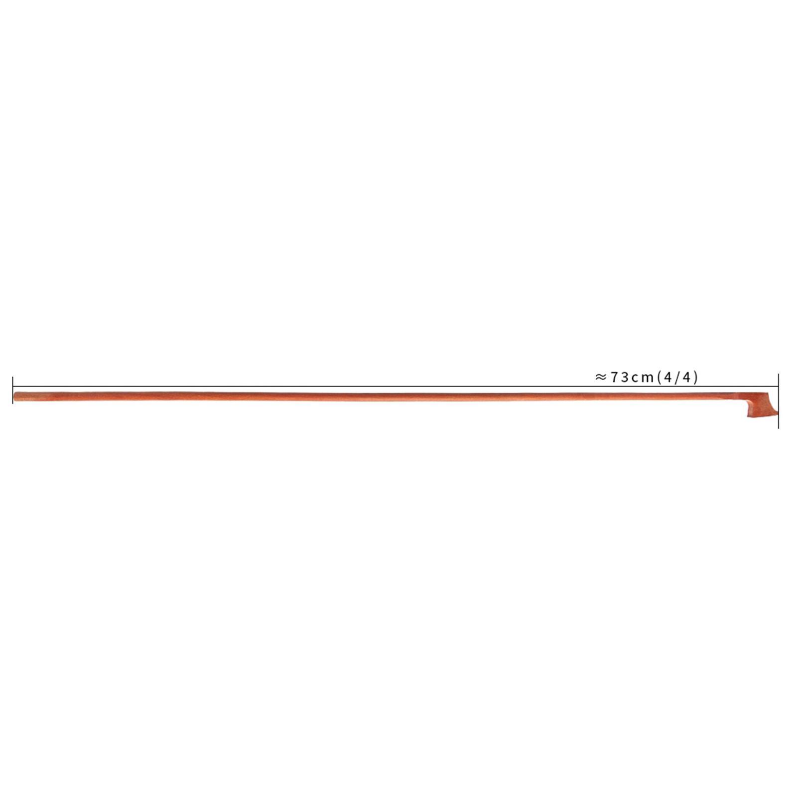 Brazilwood Violin Bow Parts Smooth Fiddle Bow Bars for Luthiers Gift Violins