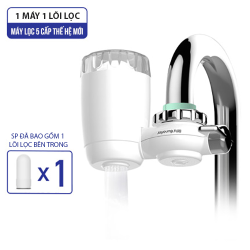 Lọc Nước Tại Vòi Joyoung JYW-T03 Lõi Lọc Sứ 5 Cấp Độ - Hàng Chính Hãng