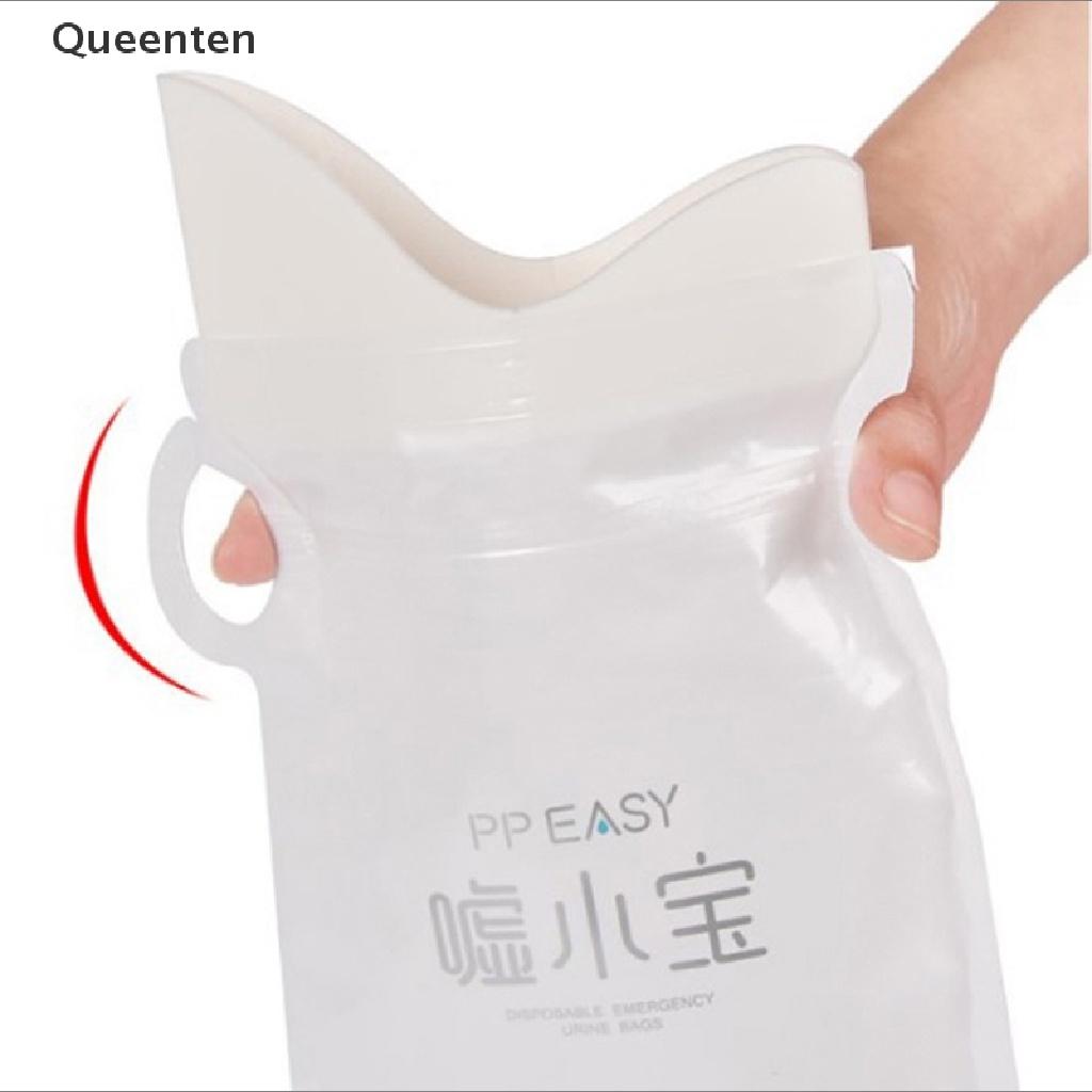 Queenten 4x Portable Disposable Urinal Urine Wee Toilet Bags Camping Car Emergency 700ML QT