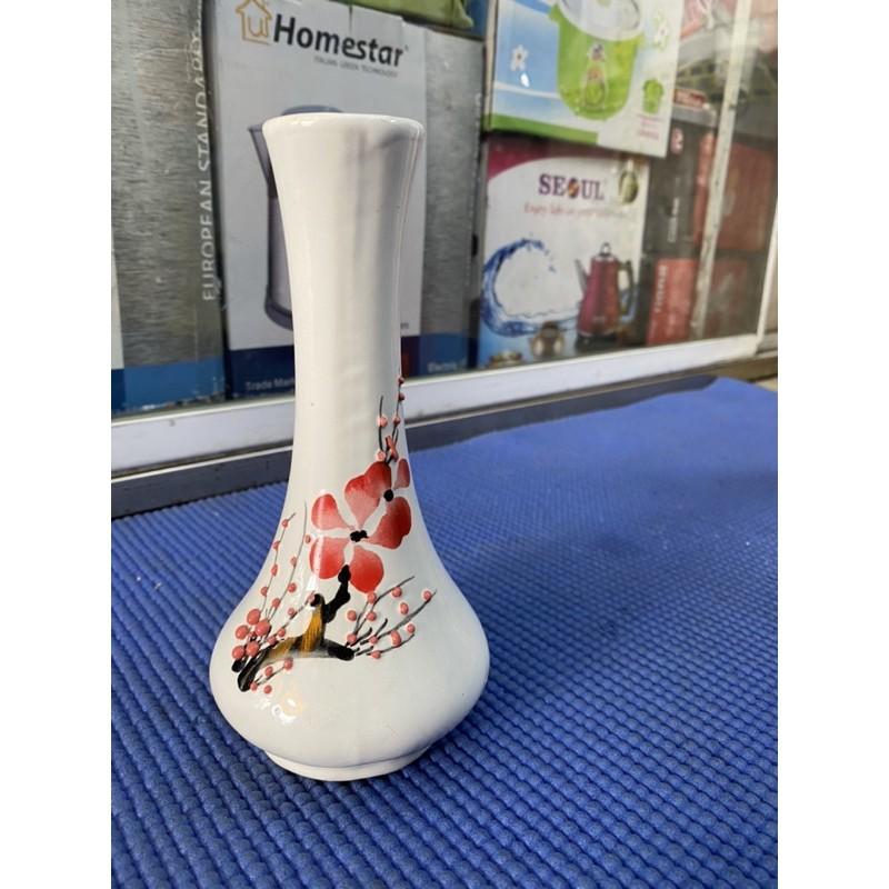 Lọ hoa mai bát tràng vuông và tròn size mini để bàn đẹp rẻ