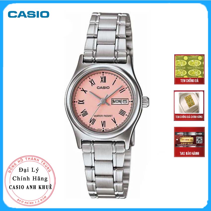 Đồng hồ đeo tay chính hãng Casio LTP-V006D-4BUDF
