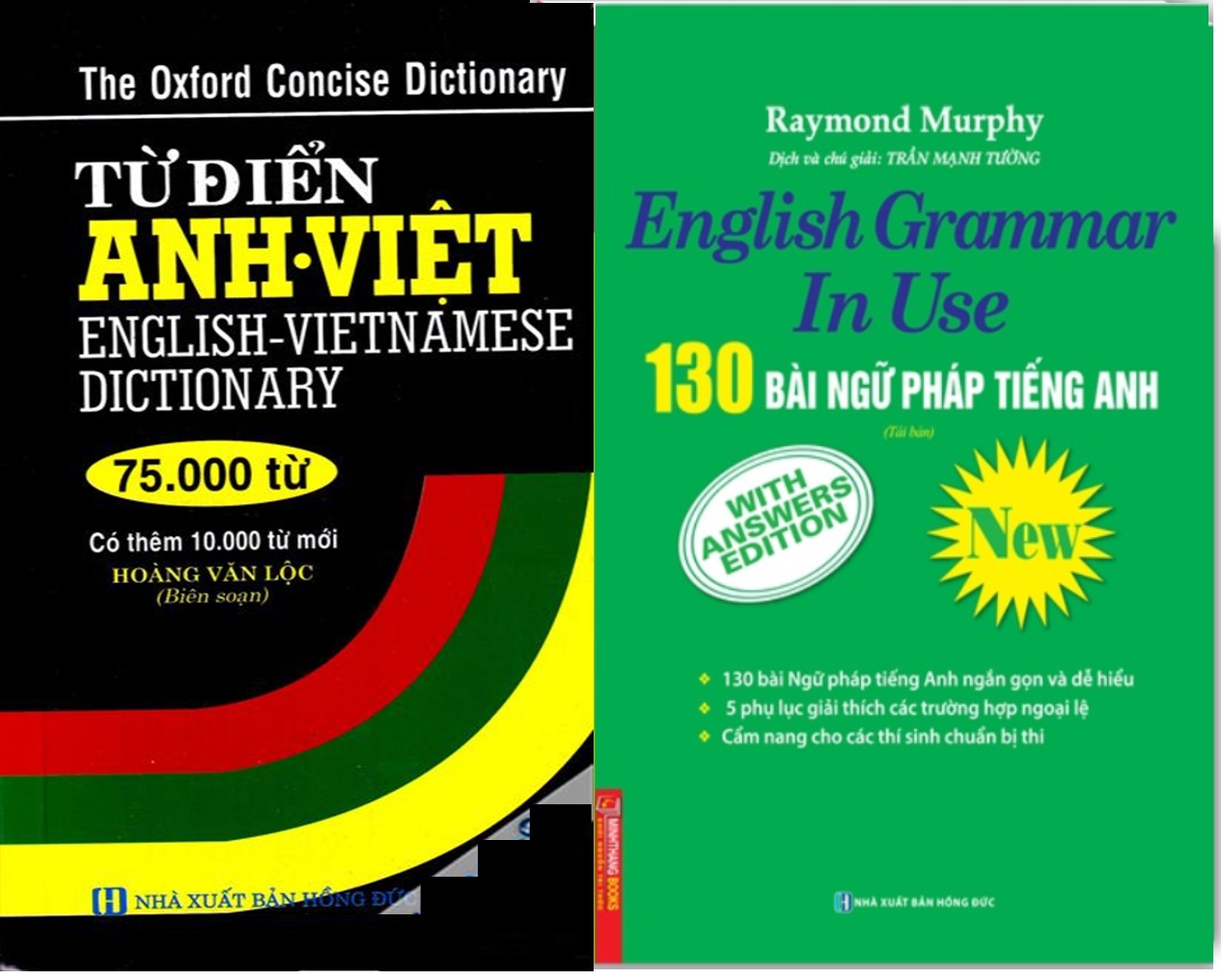 Combo Từ Điển Anh việt 75000 Từ + English Grammar In Use 130 Bài Ngữ Pháp Tiếng Anh