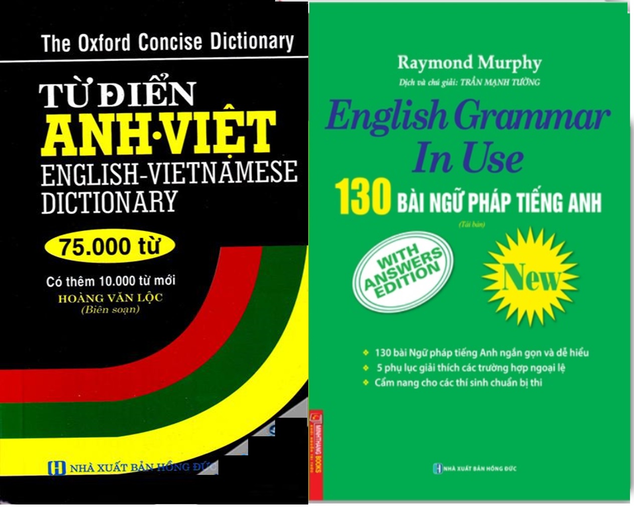 Combo Từ Điển Anh việt 75000 Từ + English Grammar In Use 130 Bài Ngữ Pháp Tiếng Anh