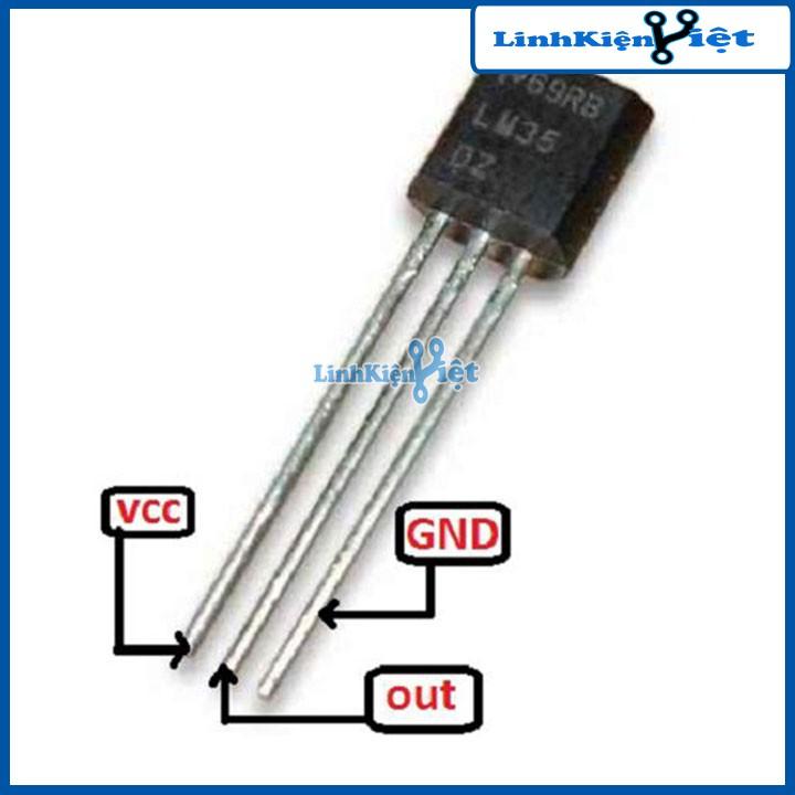 Cảm Biến Nhiệt Độ LM35