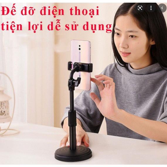 [GDN] Giá Đỡ Điện Thoại Để Bàn, Quay TikTok, Livestream, Xem Video xoay 360 độ [VIP]