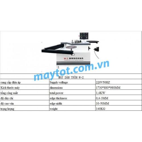 Máy dán cạnh cong độ chính xác cao W-2
