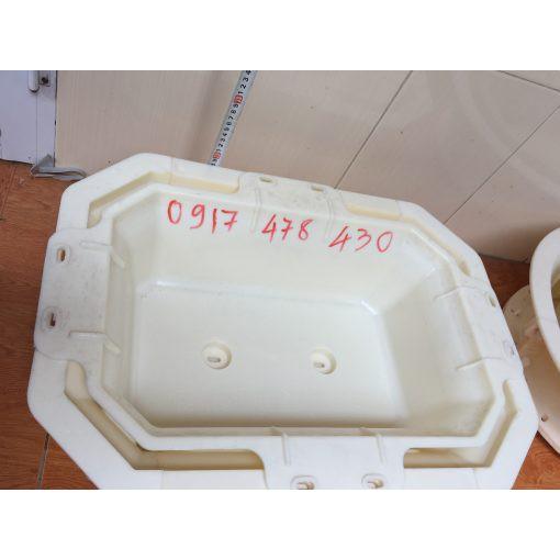 Khuôn chậu chữ nhật vát góc 55x37
