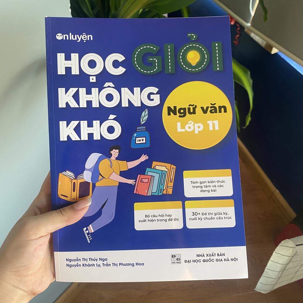 Combo 5 Cuốn Sách Học Giỏi Không Khó môn Toán, Lí, Hóa, Văn, Anh lớp 11 - Nhà sách Ôn Luyện