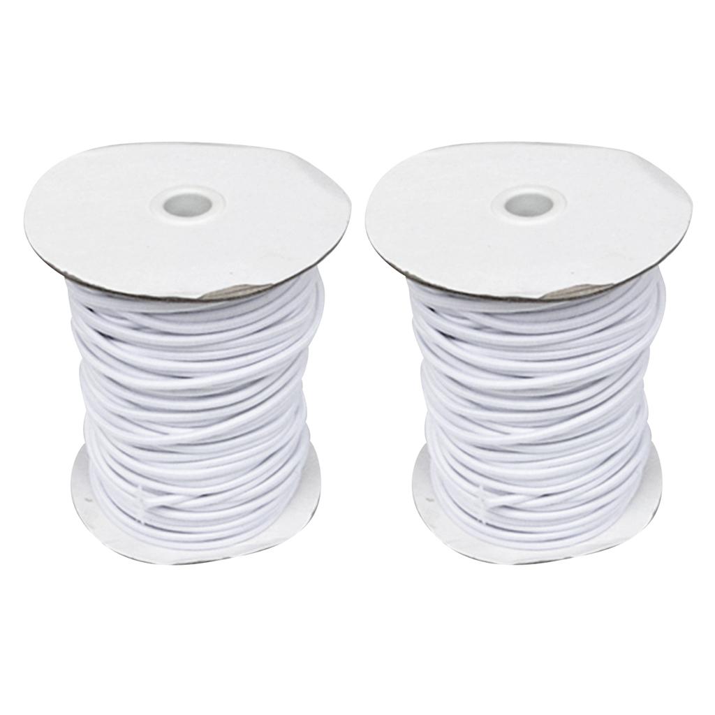2 Pieces. 4mm Expander Rope Rubber Rope Rubber Rope Tarpaulin Rope Leash Rubber Cord