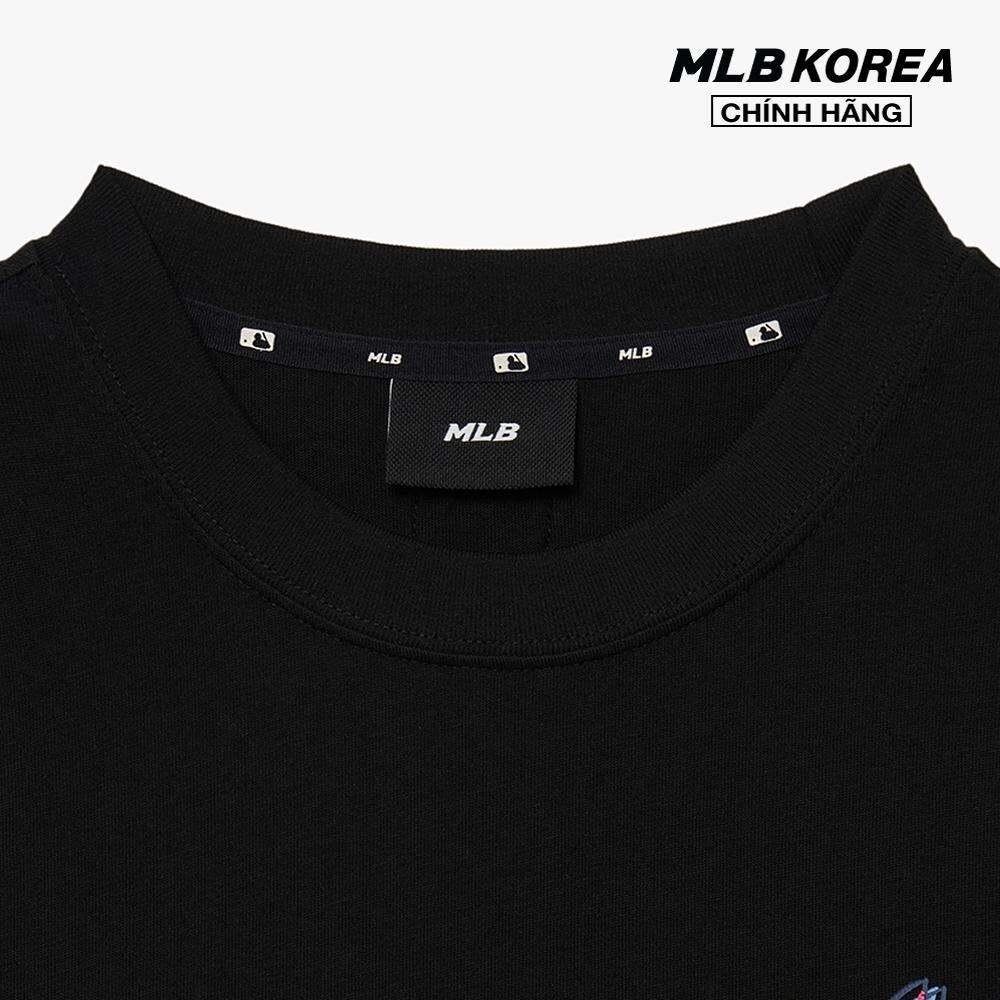 MLB - Áo thun unisex cổ tròn tay dài hiện đại 3ATS