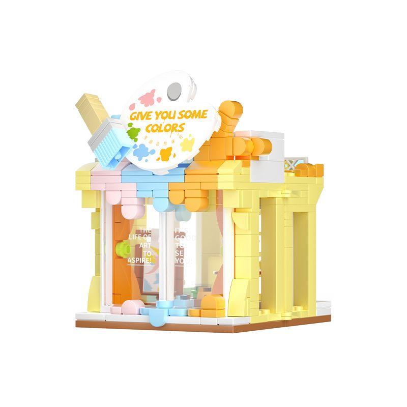 Wekki Đồ Chơi Lắp Ráp Shop Màu Vẽ Wk516605 60018156