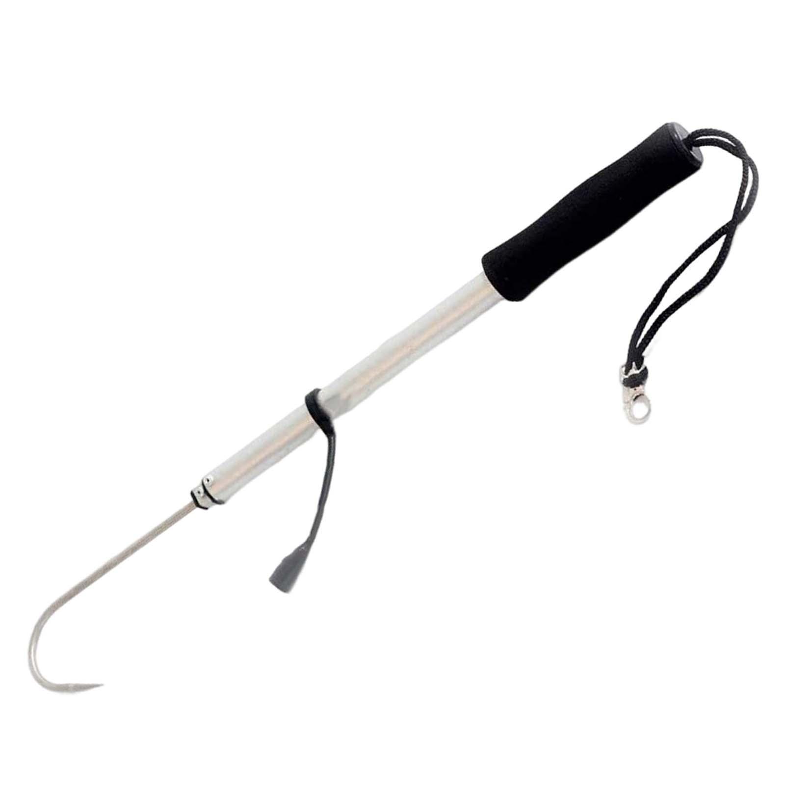 Fishing Gaff Fish Grip Freshwater Portable Lip Grabber with Spear Hook Sturdy Lightweight Boat Fishing Durable Fish Lip Gripper Fish Gripper