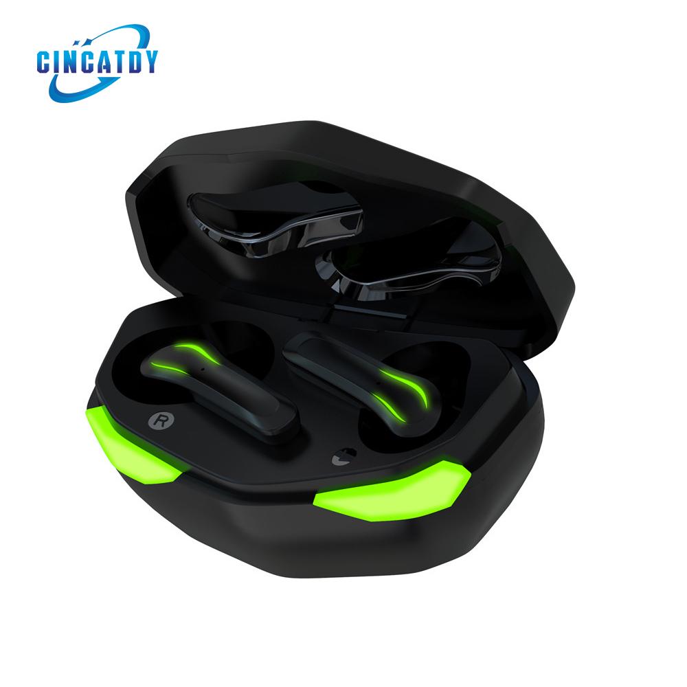 CINCATDY Tai Nghe Gaming True Wireless Headset Earbuds Headphone Bluetooth V5.0 Phiên Bản Nâng Cấp D17