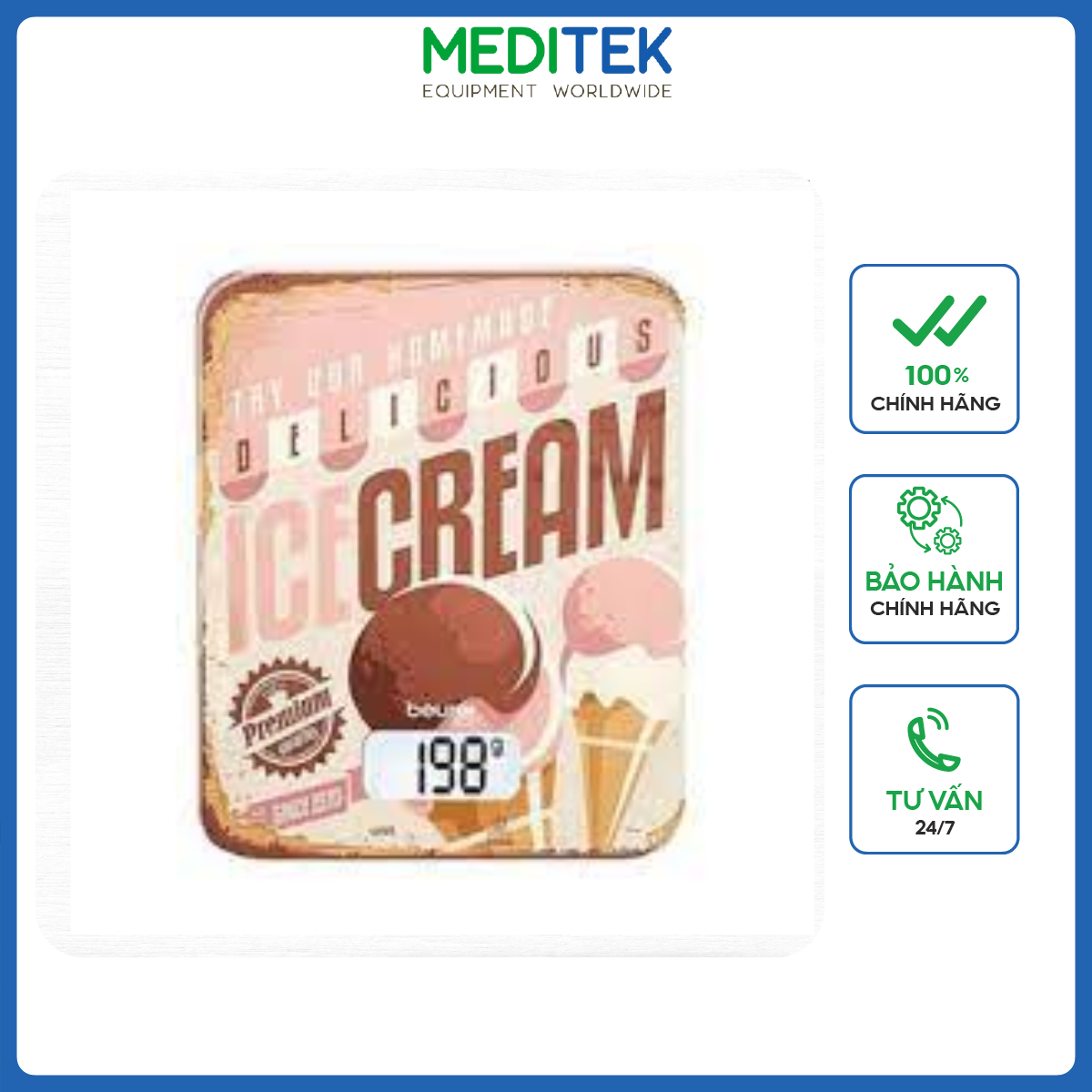 Cân Nhà Bếp Điện Tử Beurer KS19 – Ice-Cream  - Hàng Chính Hãng