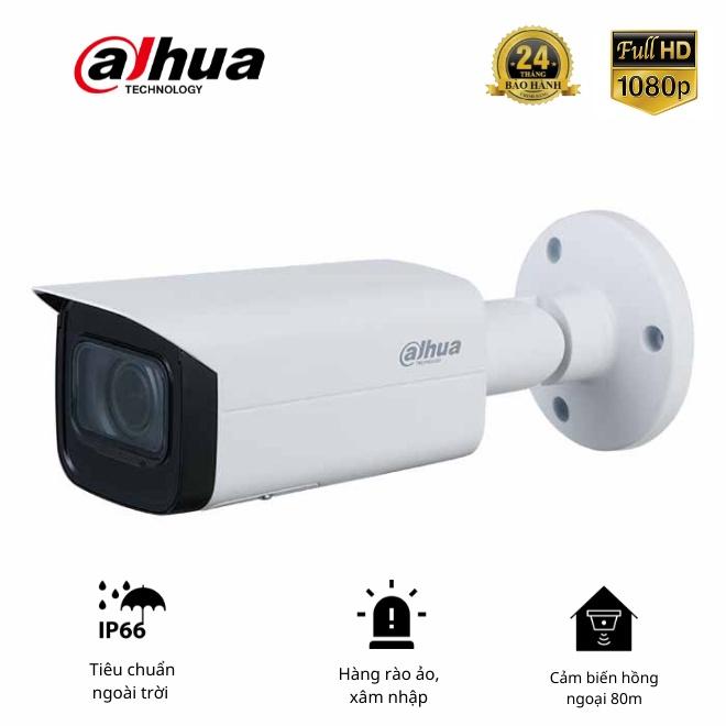 Camera IP thân trụ Dahua DH-IPC-HFW2831TP-AS-S2,HFW2831TP-ZAS-S2,HFW5241TP-SE thông minh, hồng ngoại - Hàng Chính Hãng - DH-IPC-HFW2831TP-AS-