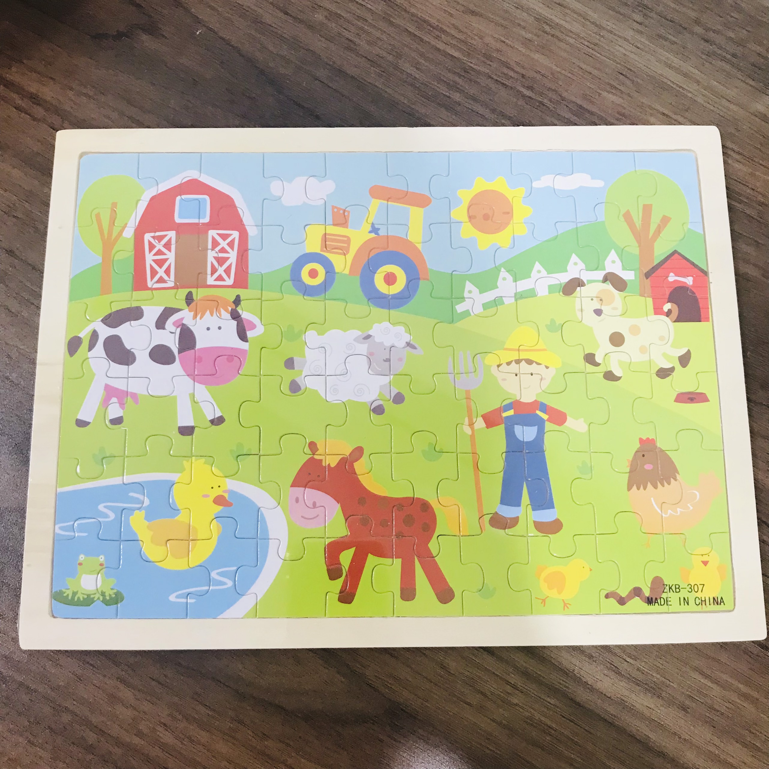 Đồ chơi tranh xếp hình 60 miếng puzzle - Đồ chơi thông minh cho bé