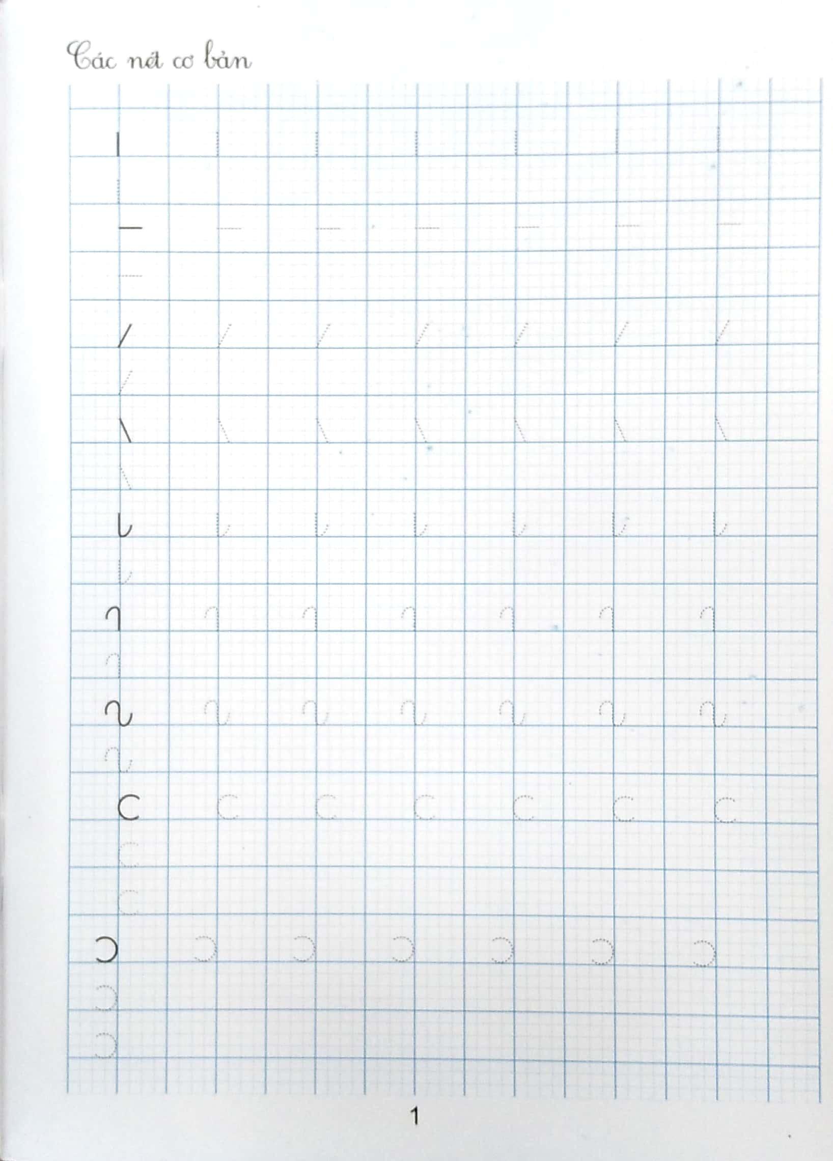 Sách - Vở Viết Đúng, Viết Đẹp Lớp 1 - Tập 1 (Tái Bản 2025)