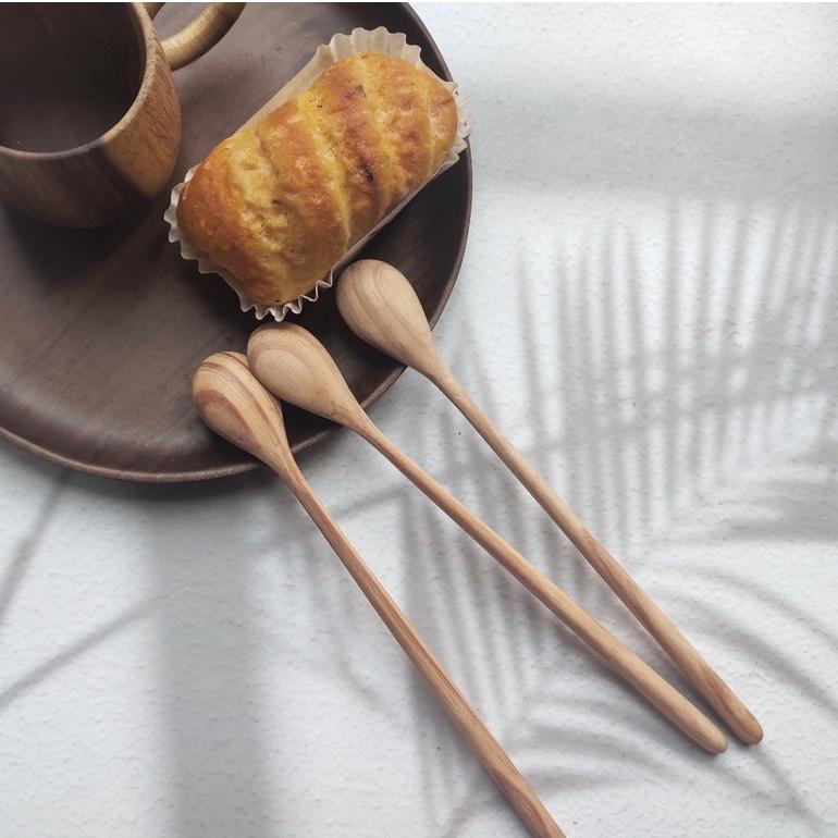 Thìa Muỗng Tròn Pha Cà Phê, Sinh Tố, Thìa Uống Nước Ép, Smoothies, Cocktail ,Dùng Trang Trí Chụp Ảnh