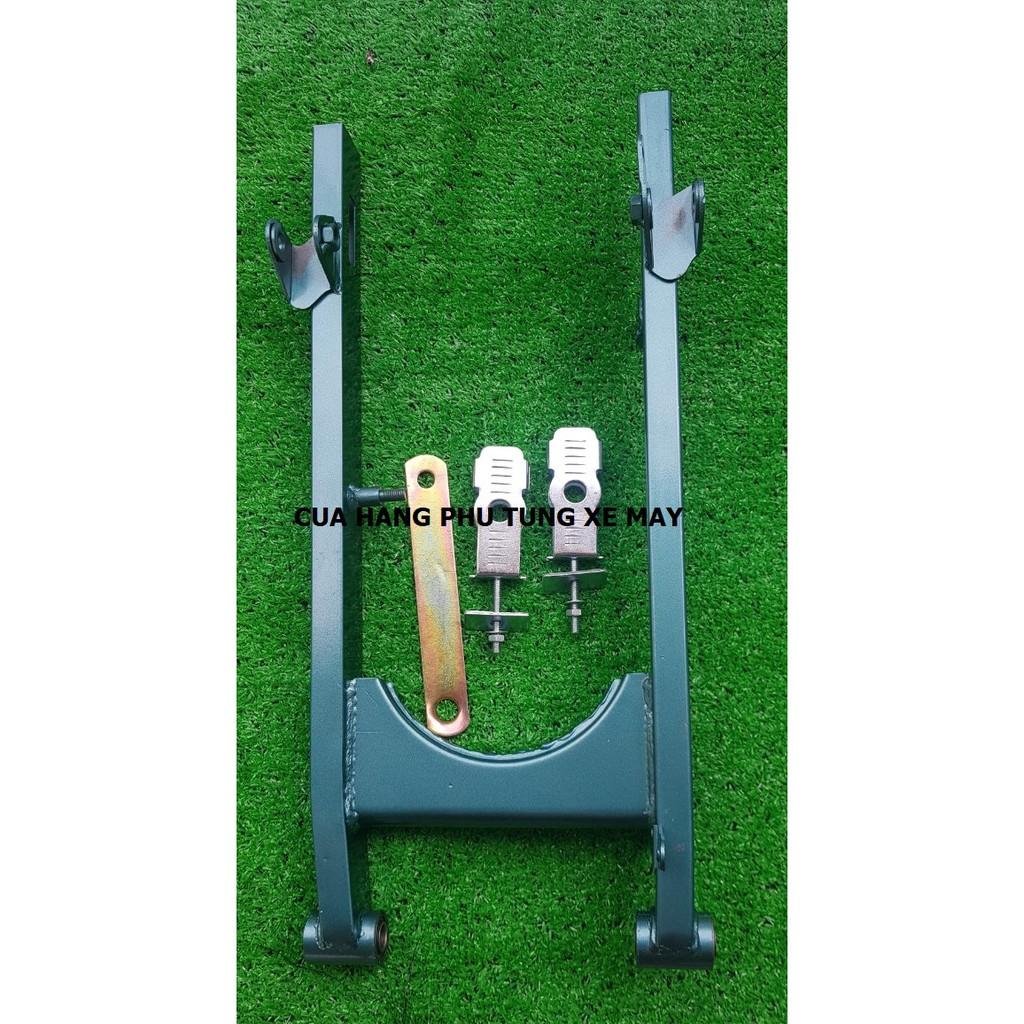 Gấp xe Sirius, Jupiter 50cm màu xanh kèm pát tăng sên