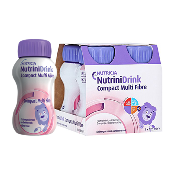 Sữa NutriniDrink Compact Multifiber Chai 125ml ( Lốc 4 chai )