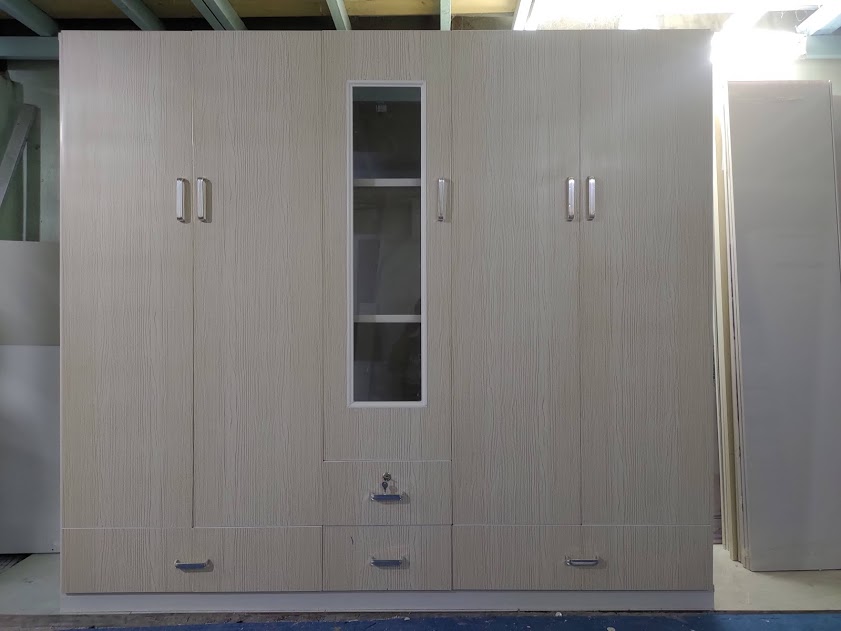 Tủ Nhựa Đài Loan 5 Cánh màu Gỗ Sồi 562