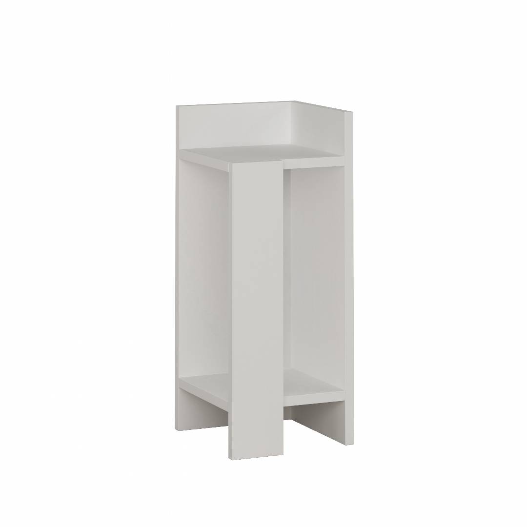 Tủ gỗ đầu giường hiện đại SMLIFE Nassau – Cạnh trái | Gỗ MDF dày 17mm chống ẩm | D25xR27.7xC60cm