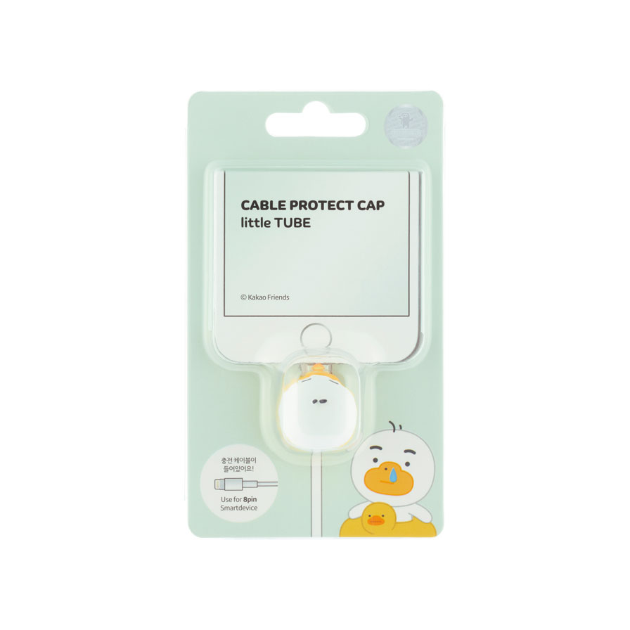 Bảo Vệ Cáp Sạc Kèm Dây Cáp Little Tube Kakao Friends Hàng Chính Hãng