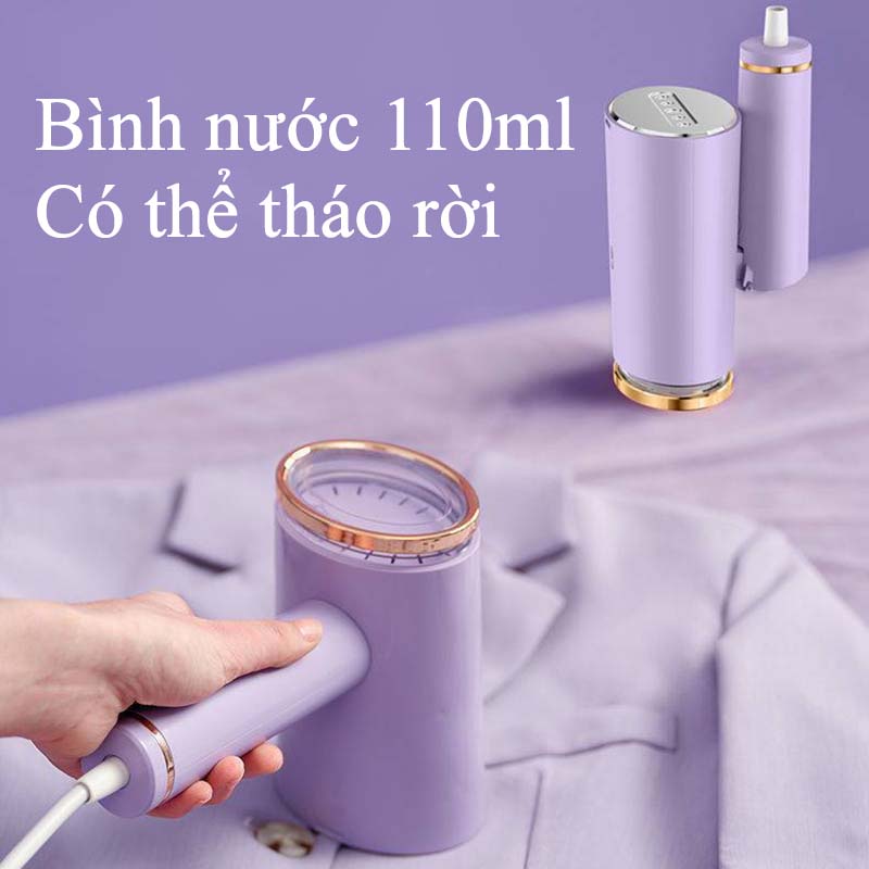 Bàn Là Hơi Nước Cầm Tay Mini Du Lịch Cao Cấp ChiGo Công Suất 1200W Bàn Ủi Hơi Nước Cầm Tay Gấp Gọn Mẫu Mới Chống Nhăn Quần Áo Là Phẳng Mọi Loại Vải