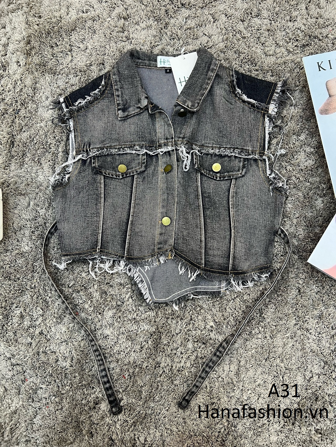 Áo thun Jeans cộc tay độc lạ phá cách -A31