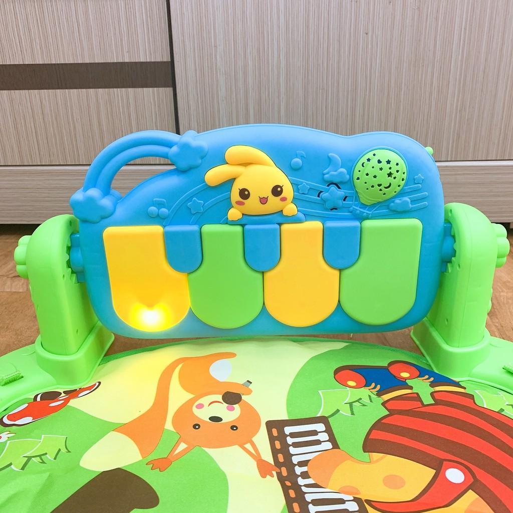 Thảm Nhạc Đàn Piano Với Thảm Nằm Khỉ Con Cho Bé Từ 0M+ Nằm Chơi Vận Chuyển Miễn Phí Toàn Quốc Cao Cấp Xuất Khẩu - Vận Chuyển Miễn Phí Toàn Quốc