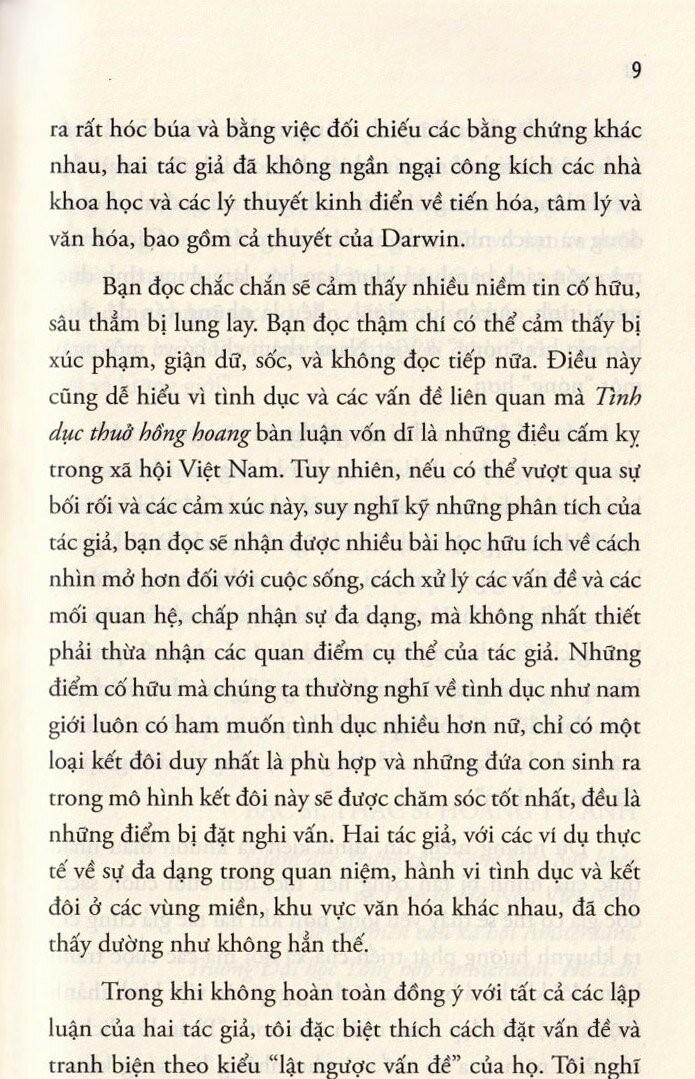 Tình Dục Thuở Hồng Hoang (Tái Bản 2020)