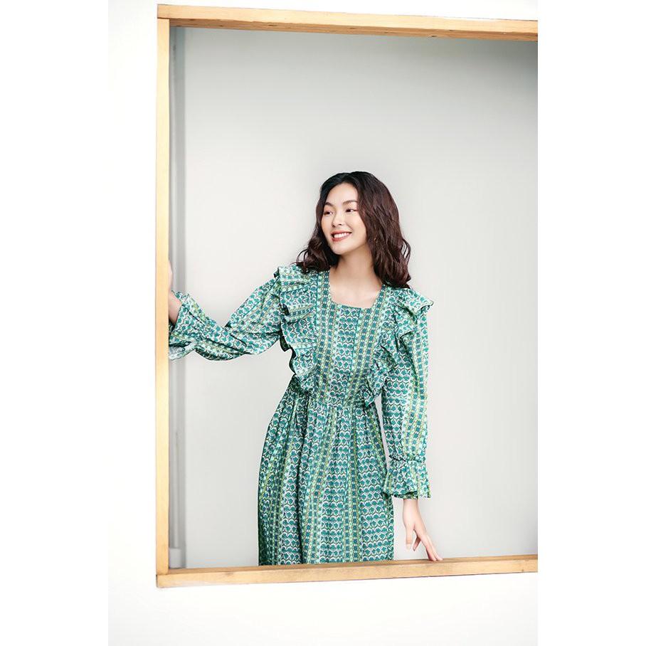 LIIN - Đầm cổ vuông bèo xinh xắn