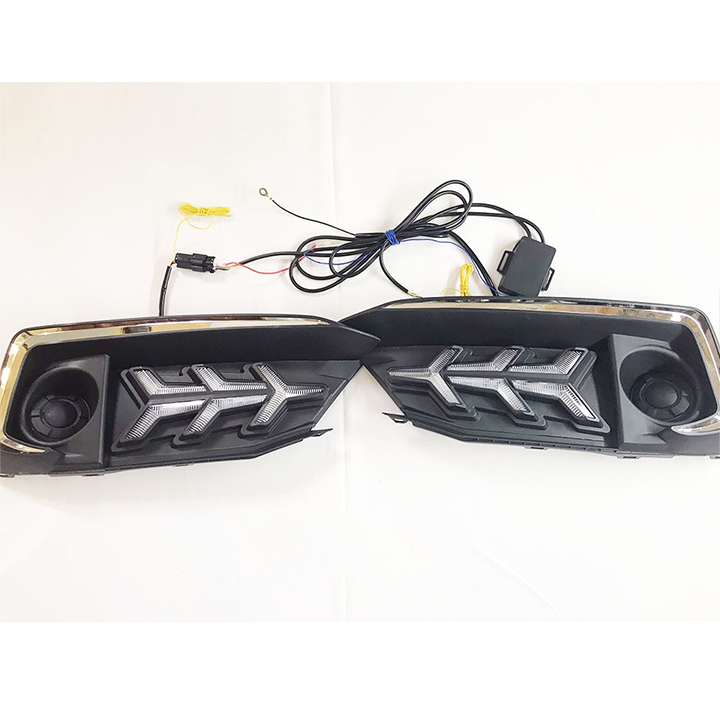 Độ Đèn Led Cản Trước Có Đèn Hình Xương Cá Dành Cho Xe Honda Civic RS 2018-2020