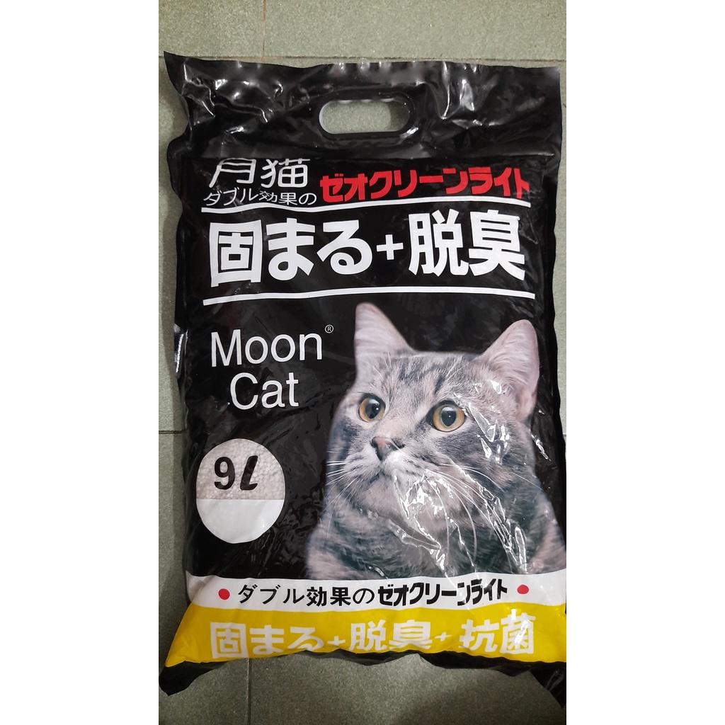 Cát mèo, cát vệ sinh cho mèo Cát Nhật Đen Moon Cat 9L