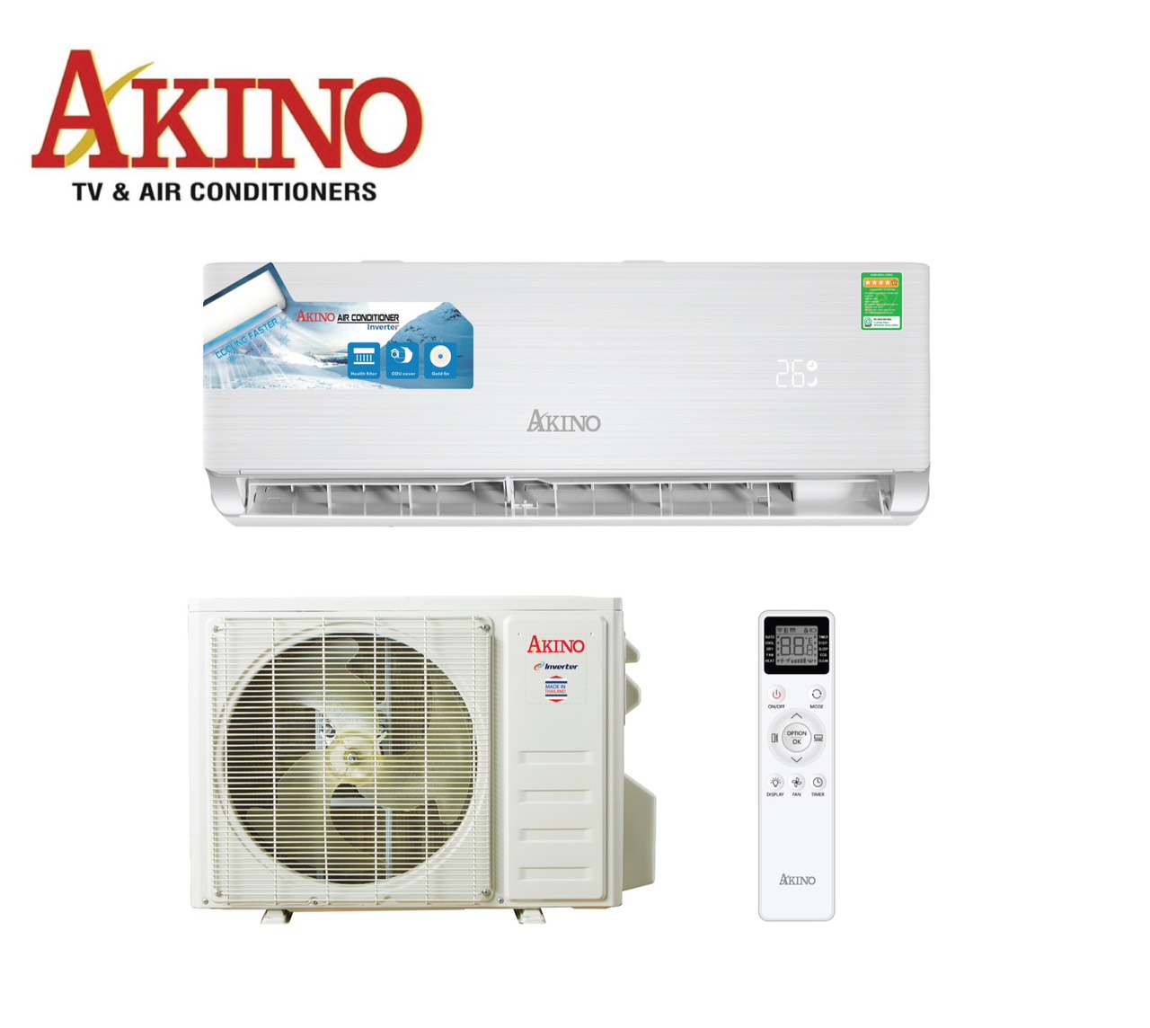 Máy Lạnh AKINO 2HP Mono TH-M18CFS1A - R32 - Thái Lan - Hàng Chính Hãng - Giao Hàng Toàn Quốc