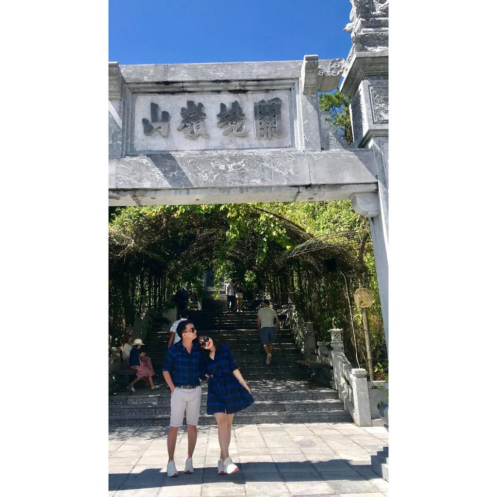 COUPLE  SỌC CARO XANH MÃ 149A