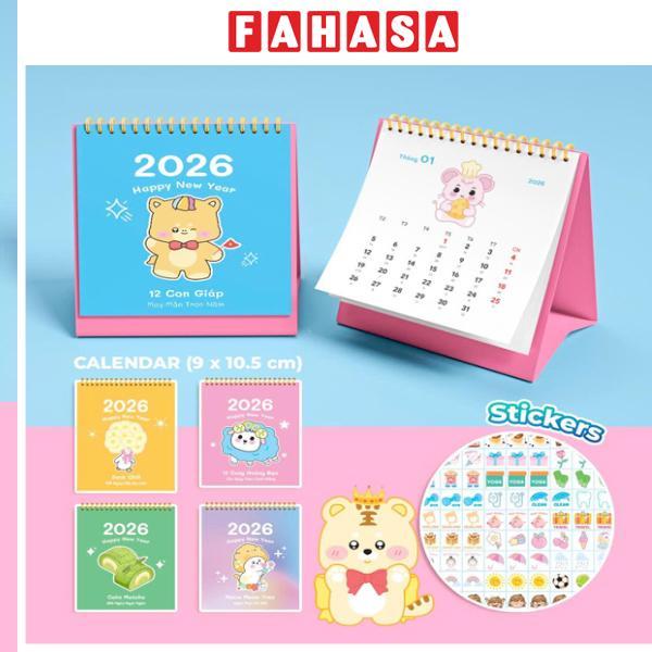 Lịch Bàn Mini - 12 Con Giáp