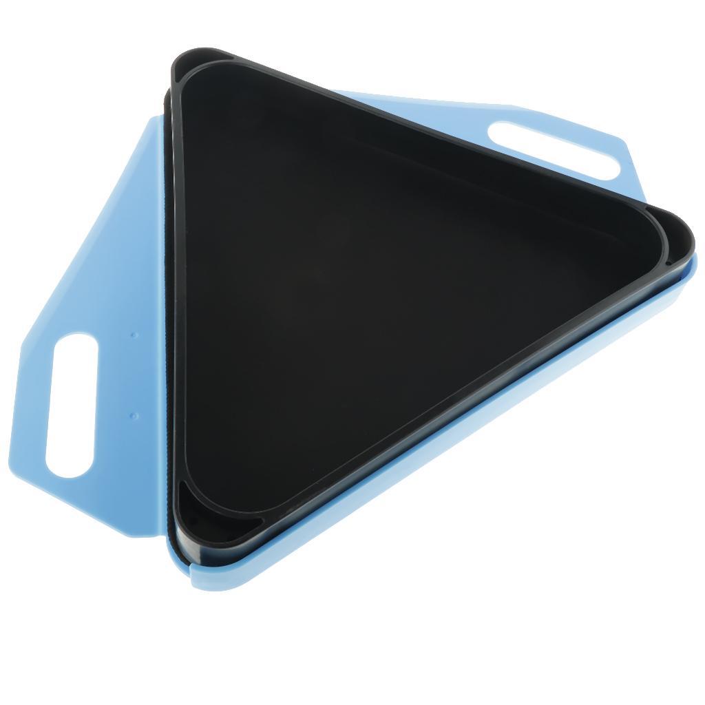 Triangle Rack W/ Billiard Ball Tray Snooker Pool Table Rack Accs