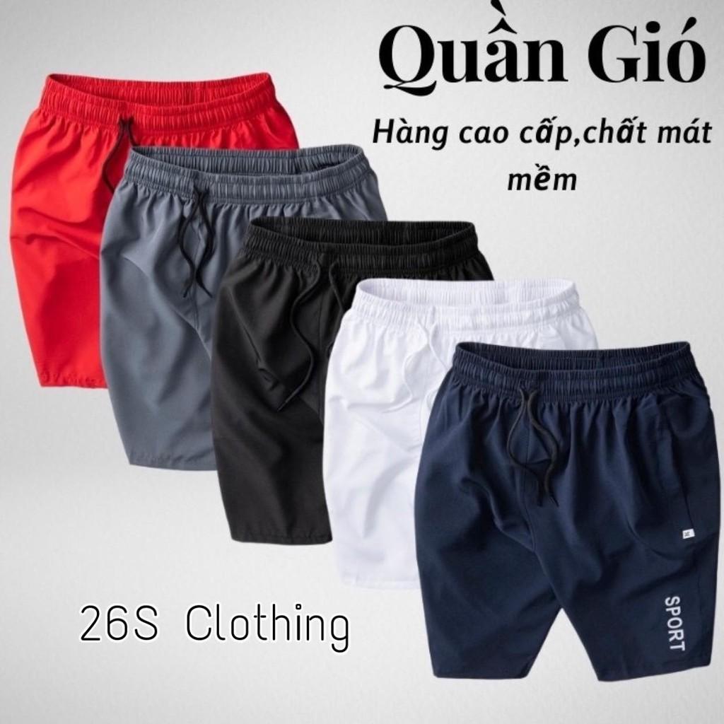 Quần đùi nam vải gió 26S Clothing thời trang thể thao co giãn thoải mái vận động SHORTGIO