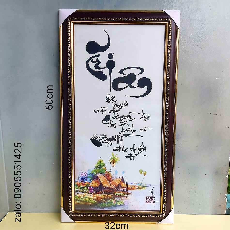 Quà tặng thư pháp TRI ÂN Thầy cô 20/11 . Quà tết. 8/3, 20/10,sinh nhật