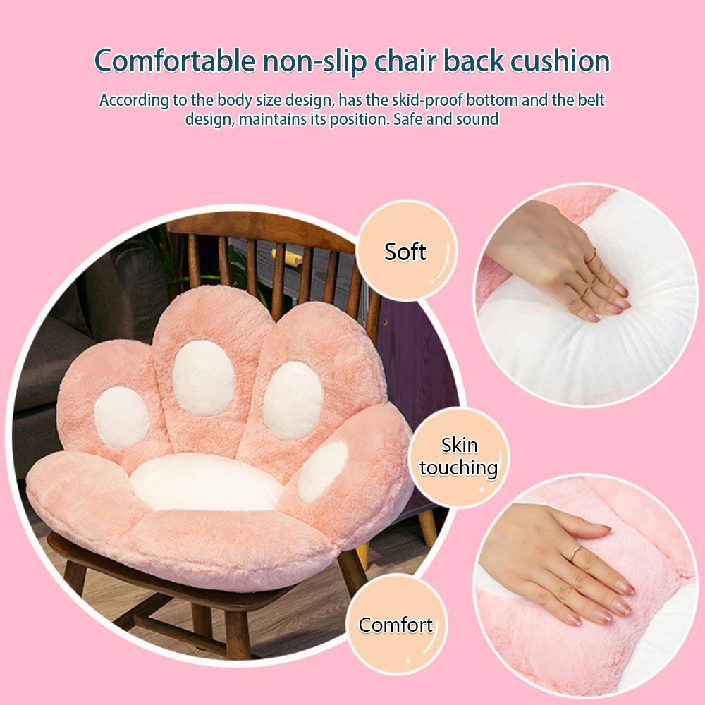 1 Chiếc Mèo Paw Gối Động Vật Miếng Nhồi Bông Sang Trọng Ghế Sofa Trong Nhà Sàn Nhà Ghế Trang Trí Gối Cho Bé grownup Bé Gái Tặng