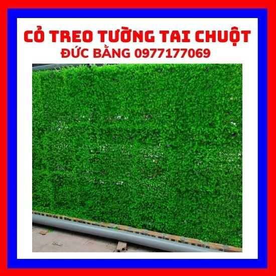 Cỏ treo tường tai chuột kích thước 40cm  x60 cm,cỏ dán tường  ,cỏ nhựa trang trí ,cỏ giả nhân tạo làm decore