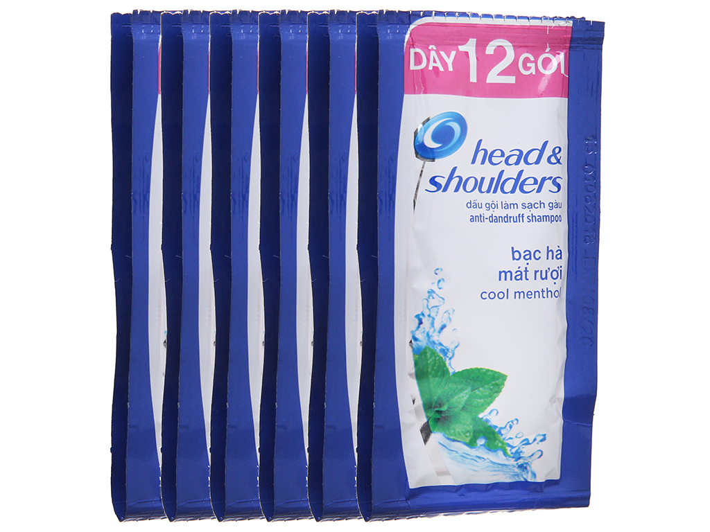 COMBO 5 dây Dầu Gội Head&amp;Shoulders Bạc hà