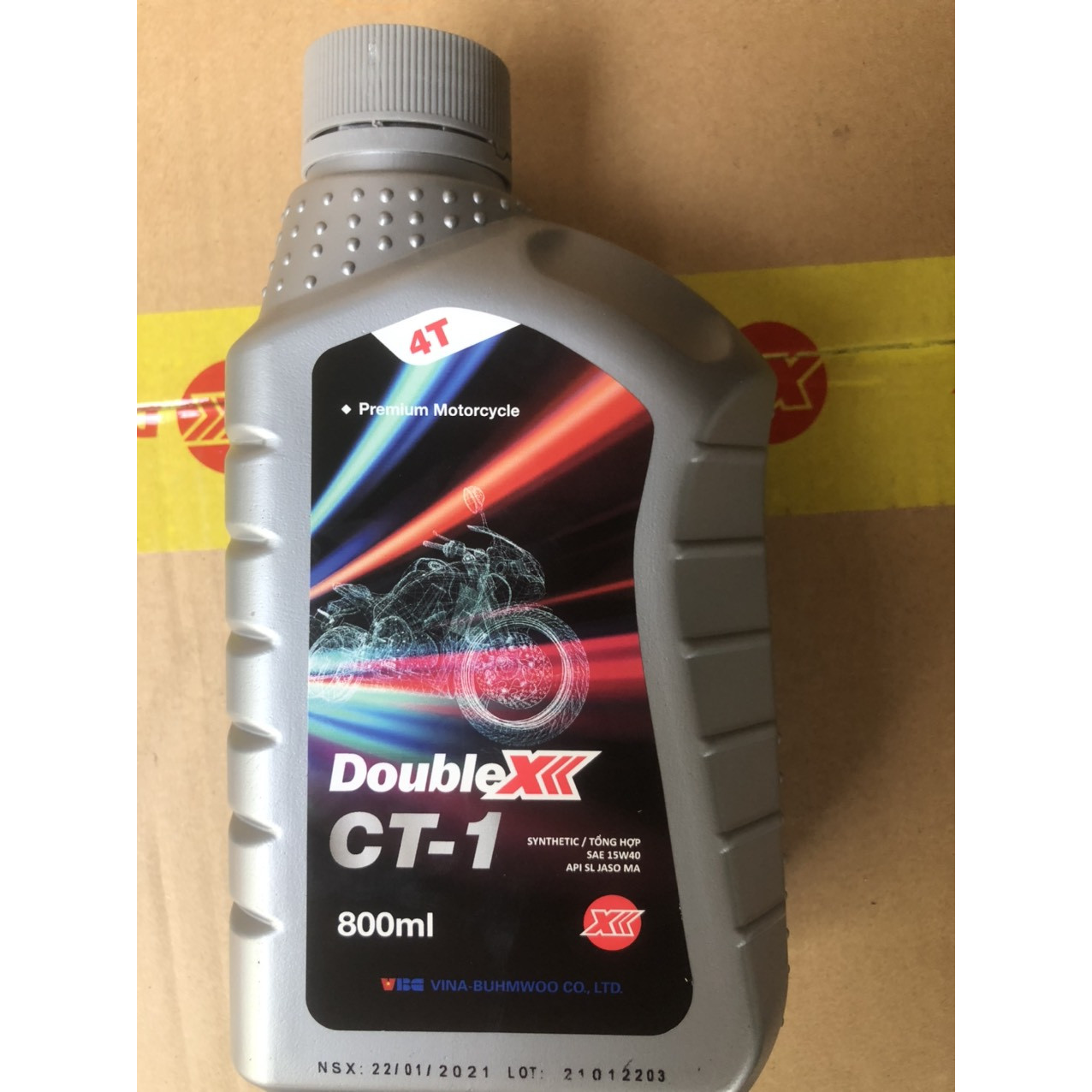 Dầu nhớt xe số DOUBLE X CT-115W40, Dầu nhớt bán tổng hợp 4T